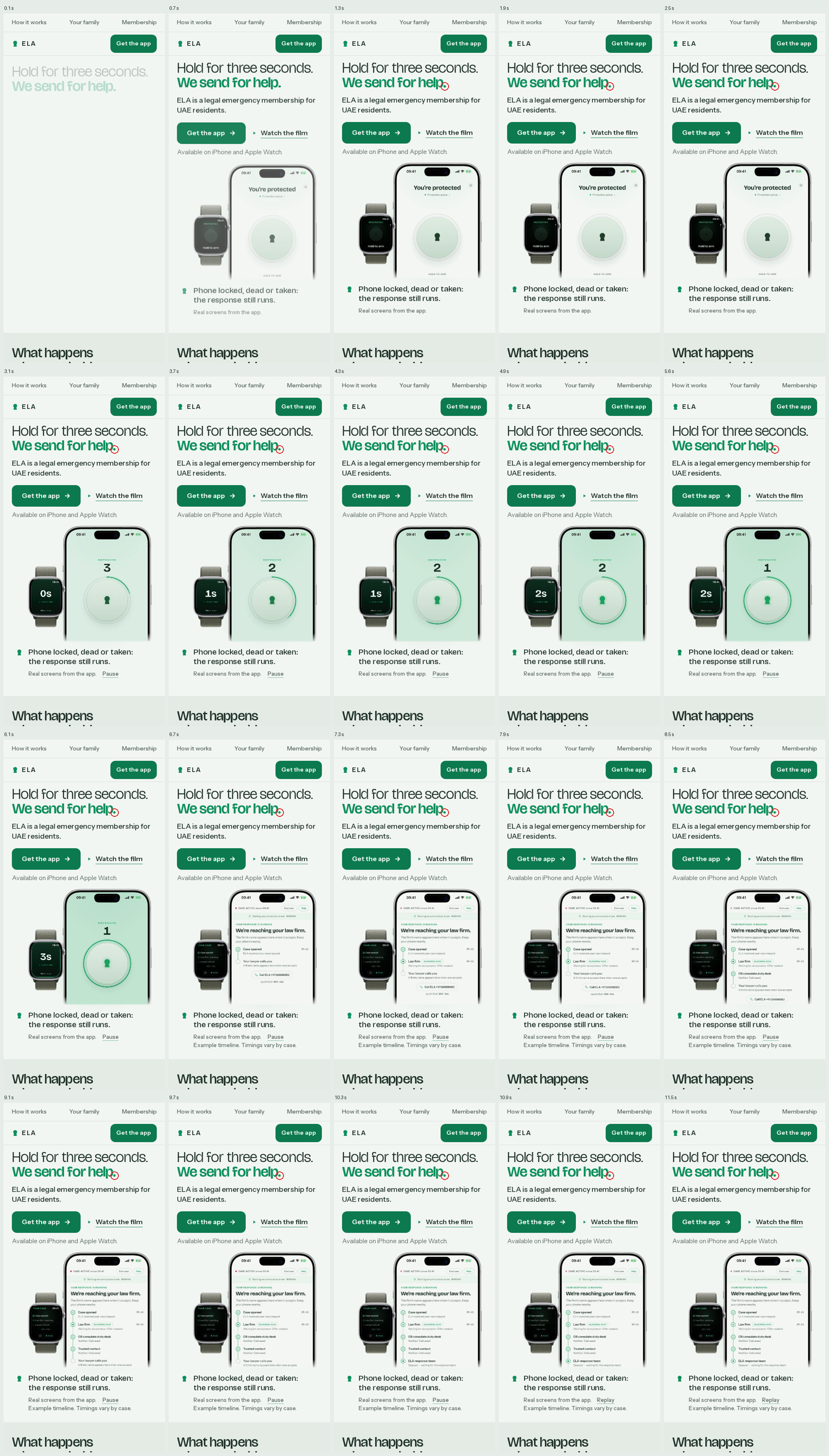 Hero filmstrip, phone