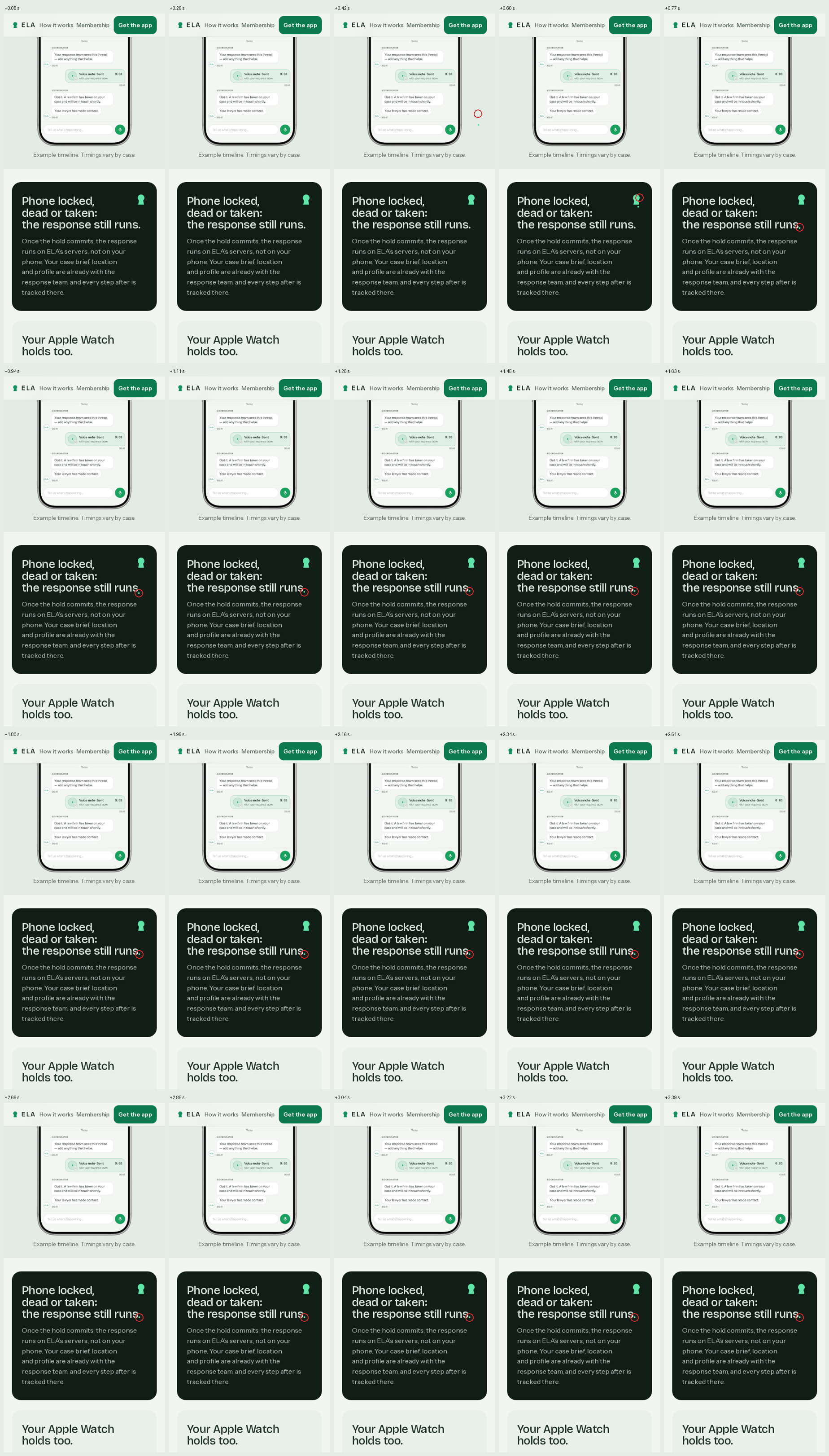 Fling filmstrip, phone