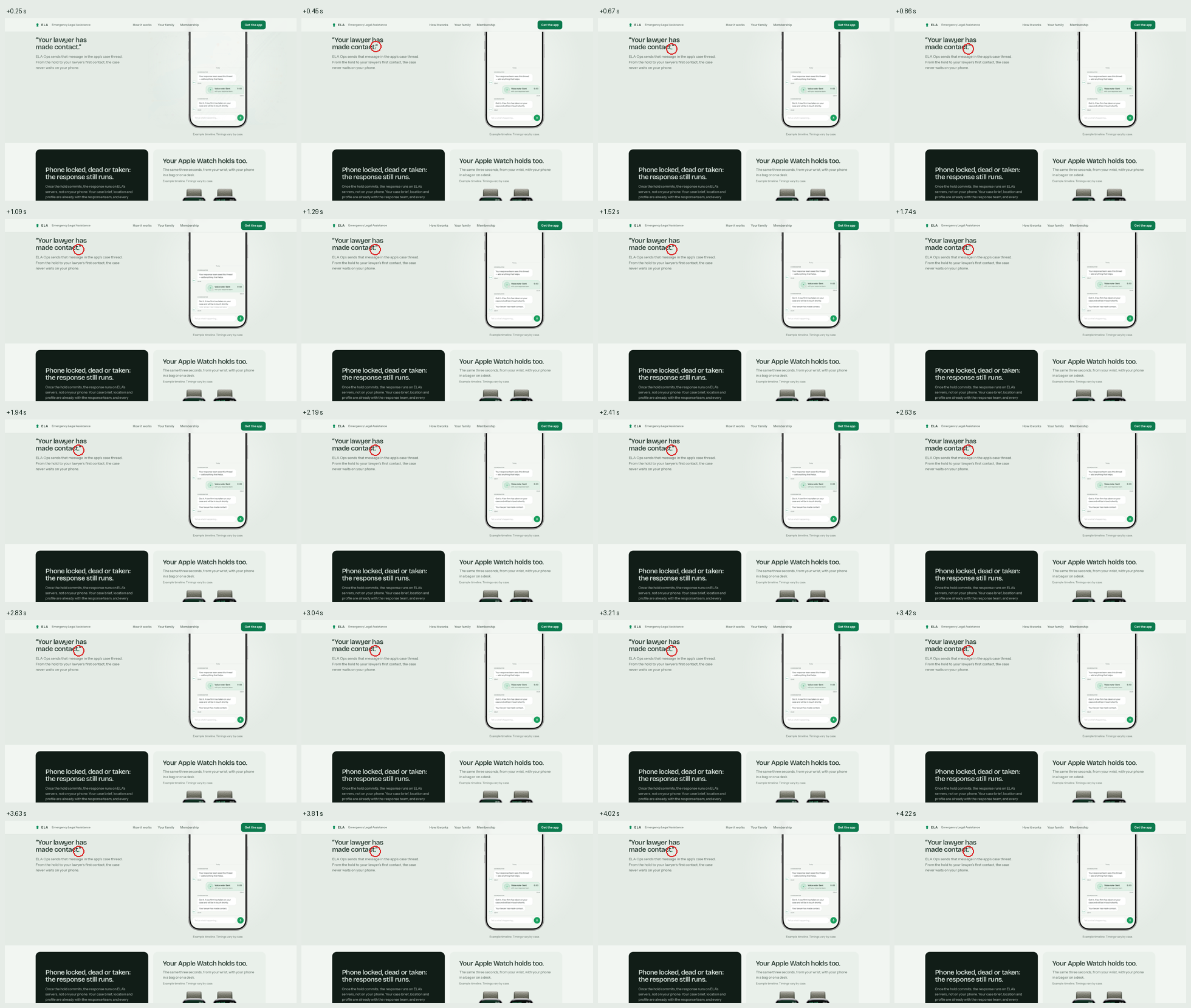 Fling filmstrip, desktop