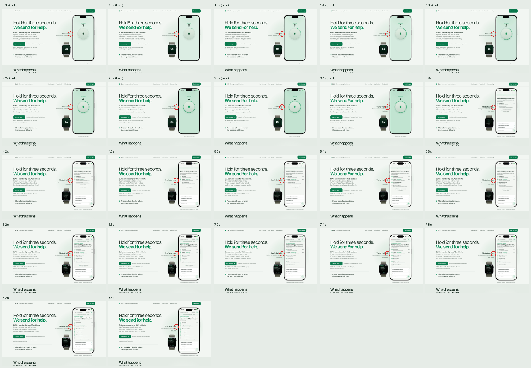 Press filmstrip, desktop